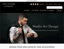 Tablet Screenshot of nadinartdesign.com